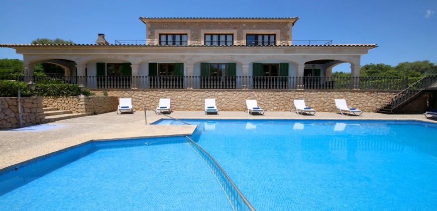 Finca Mallorca mit 6 Schlafzimmern und Klimaanlage, W-LAN, perfekt für Familien