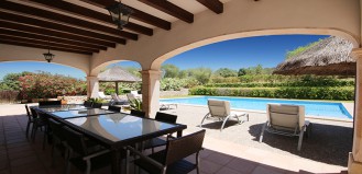 Villa Mallorca - Familien Urlaub in Petra mit Klimaanlage und W-Lan, Familien-Pool 5