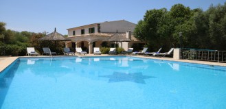 Villa Vacacional Mallorca en Petra con Aire Acondicionado, 5 dormitorios, Wifi, chiminea 1