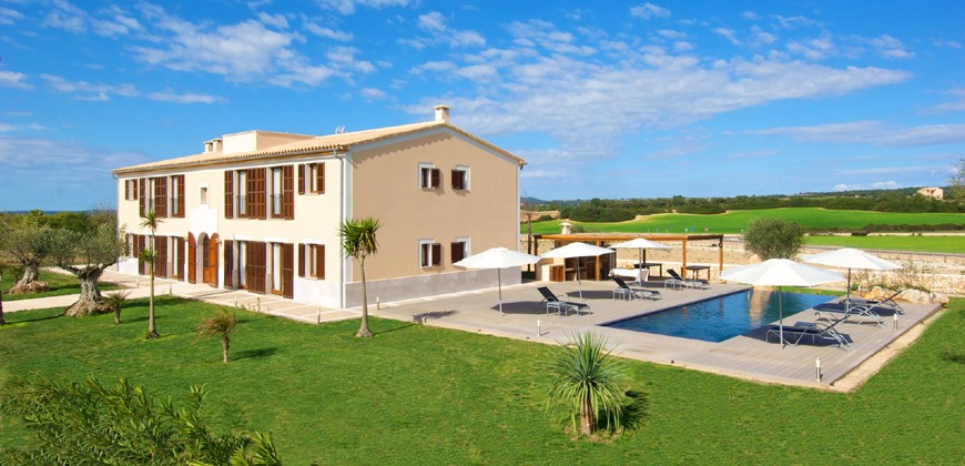 Mallorca Villa - luxuriös mit 6 Suiten + Klimaanlage - naturnah mit viel Komfort