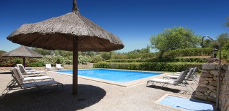 Villa Mallorca - Familien Urlaub in Petra mit Klimaanlage und W-Lan, Familien-Pool 3