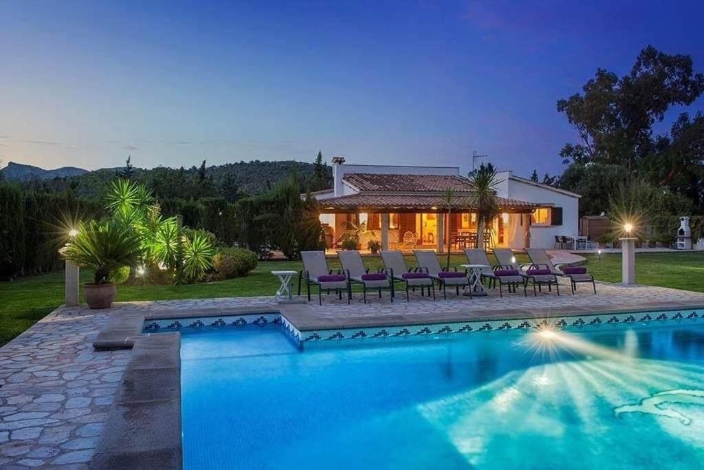 Finca Vacacional Pollença - con Piscina y Jardín, moderno, Aire Acondicionado y WIFI 23